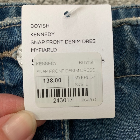 Denim button up jumper - Picture 3 of 7